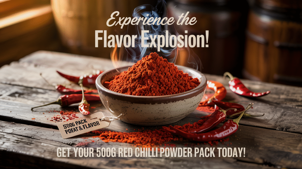 Unlock Flavor with Red Chilli Powder 500g